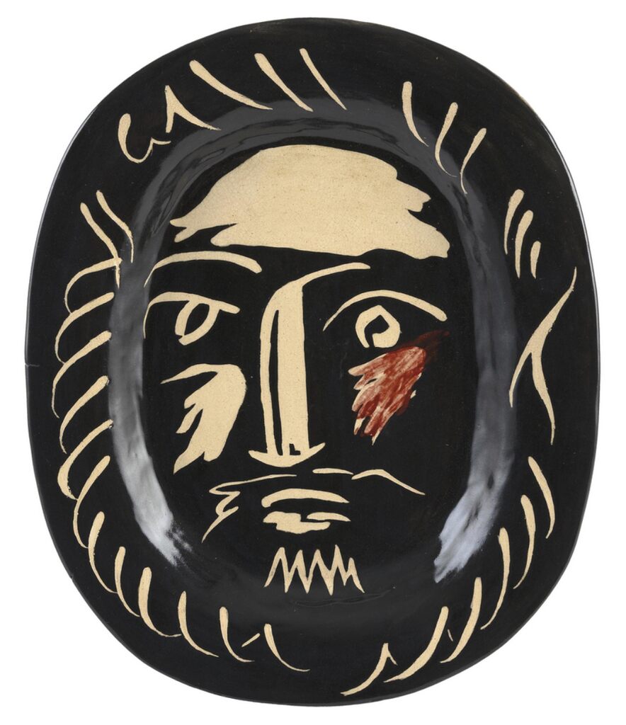 Pablo Picasso, Visage d'Homme (A.R. 203), 1953