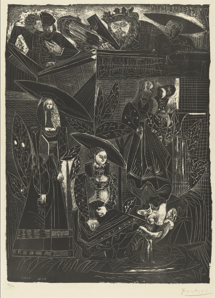 Pablo Picasso, David et Bethsabee, 1949