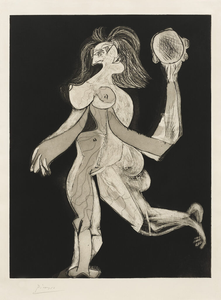 Pablo Picasso, La femme au tambourin, 1939