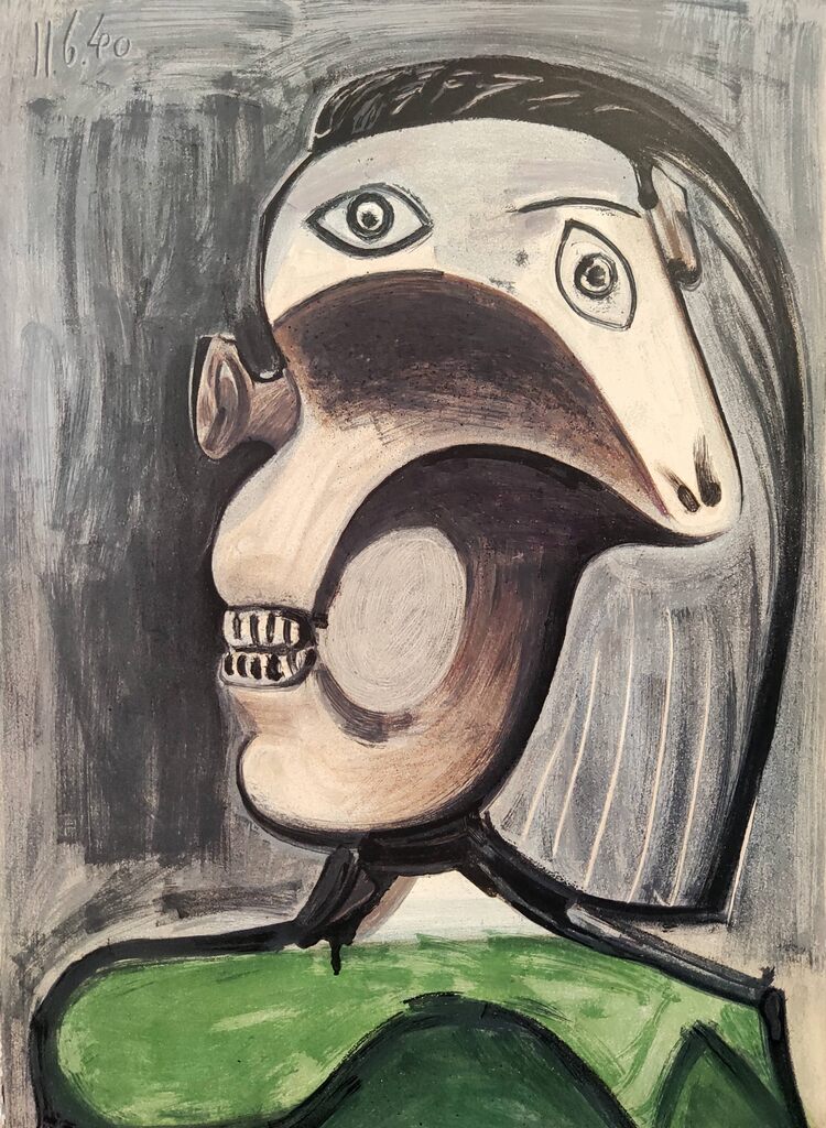 Pablo Picasso, Femme La Guerre II, 1954