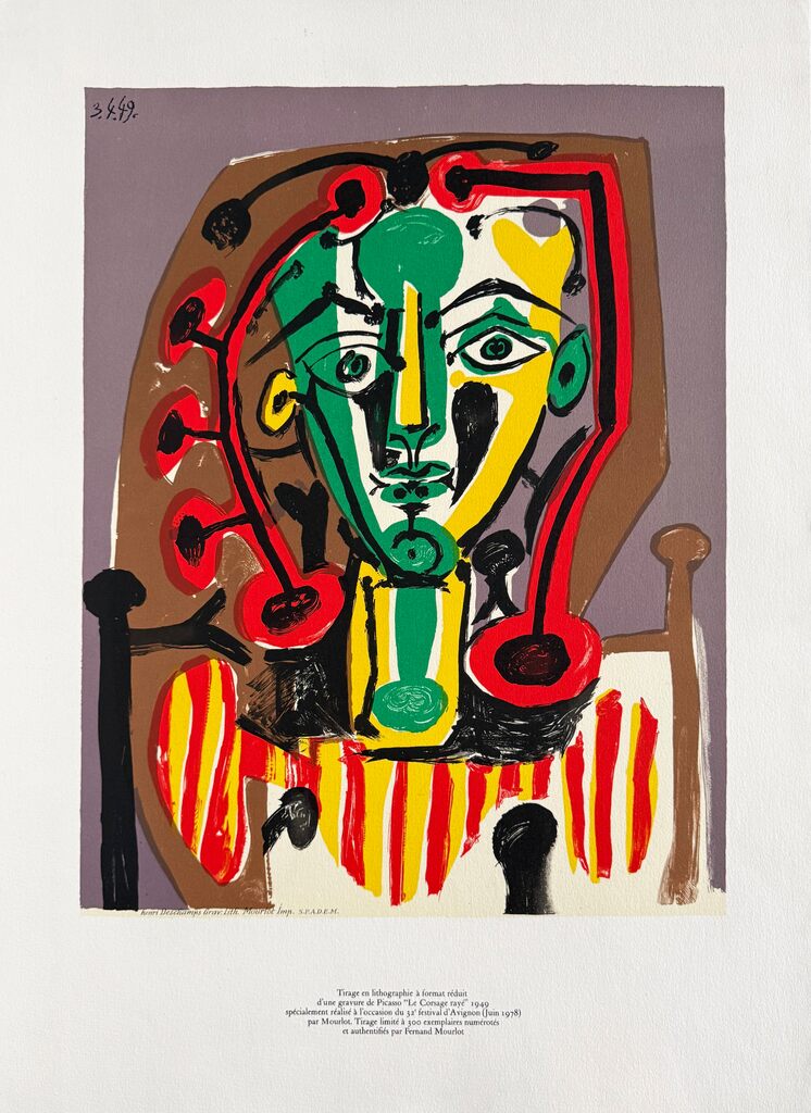 Pablo Picasso, Figure au Corsage rayé (Figure with Striped Bodice), 1978