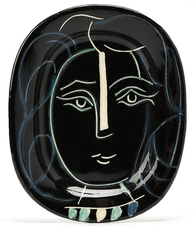 Pablo Picasso, Visage de Femme (A.R. 220), 1953