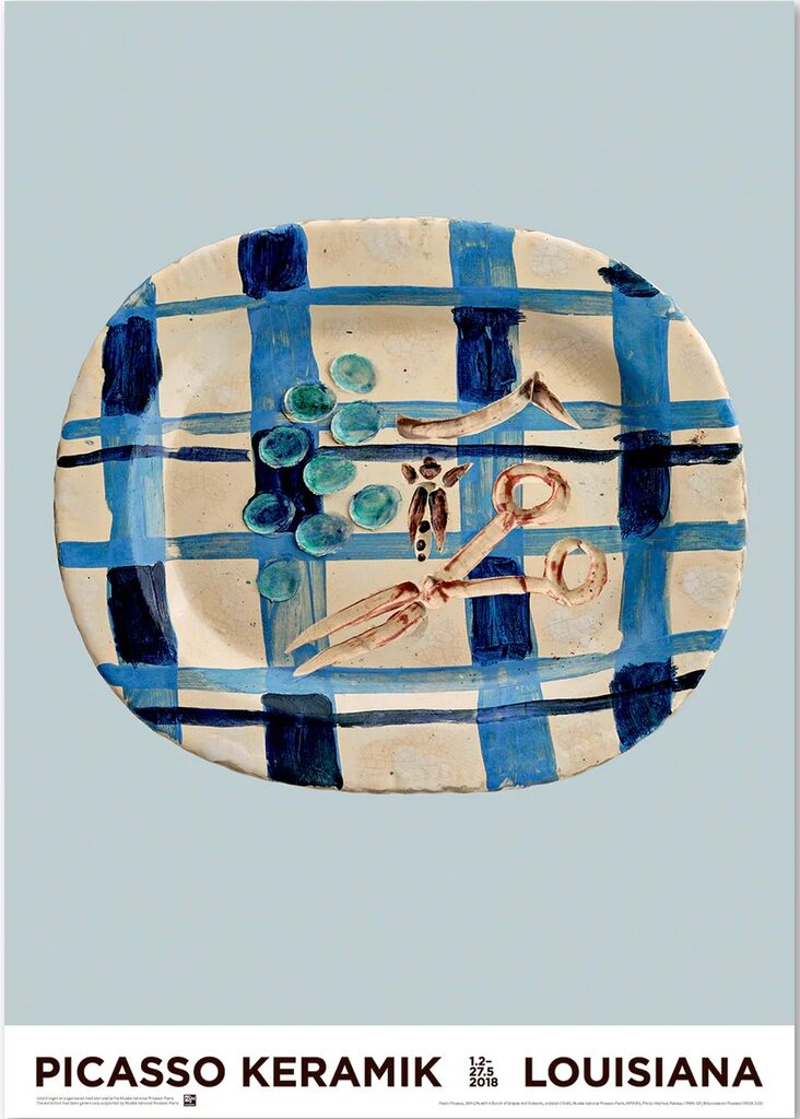 Pablo Picasso, STILL LIFE WITH A BUNCH OF GRAPES AND SCISSORS 1948, 2018