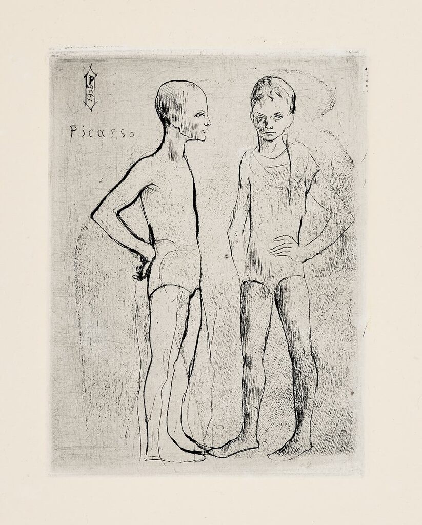 Pablo Picasso, Les Deux Saltimbanques, 1905