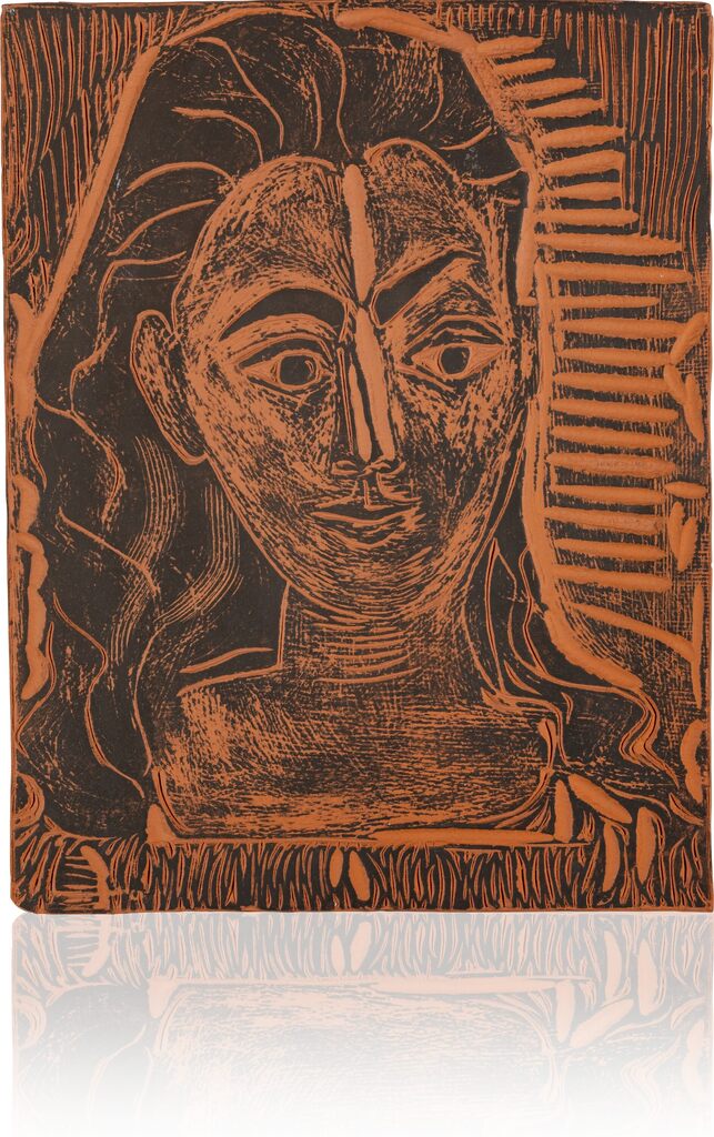 Pablo Picasso, Petit buste de femme (A.R. 523), 1964