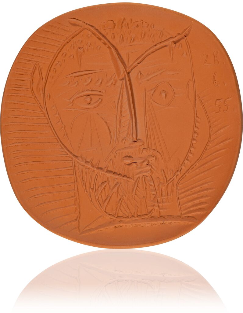 Pablo Picasso, Visage de faune (A.R. 282), 1955