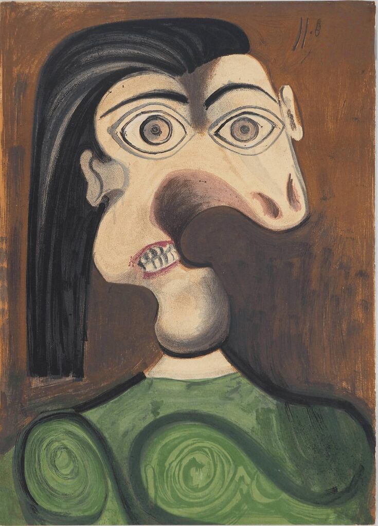 Pablo Picasso, Portrait of Dora Maar, 1954