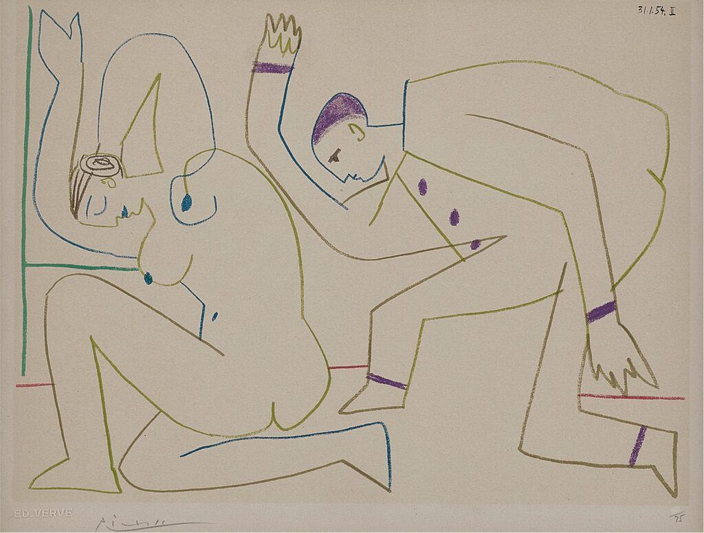 Pablo Picasso, One plate from: Verve Nos. 29-30, 1954