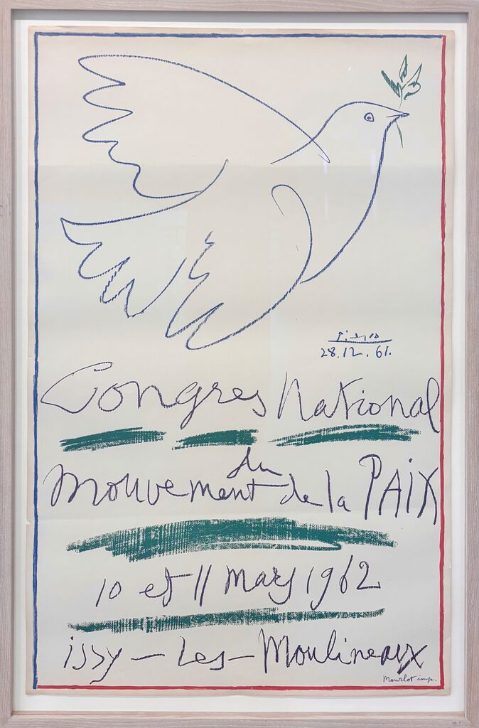 Pablo Picasso, Congres National du Mouvement de la Paix Issued les Moulineaux, 1962