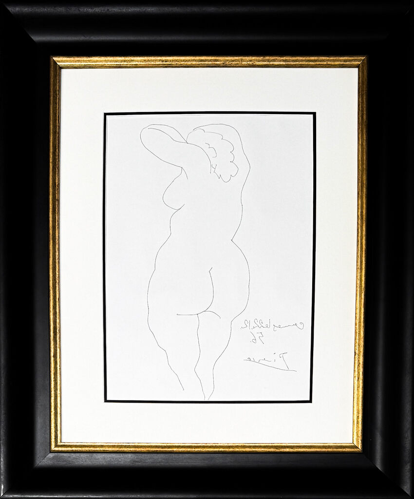 Pablo Picasso, Femme vue de Dos, 1956