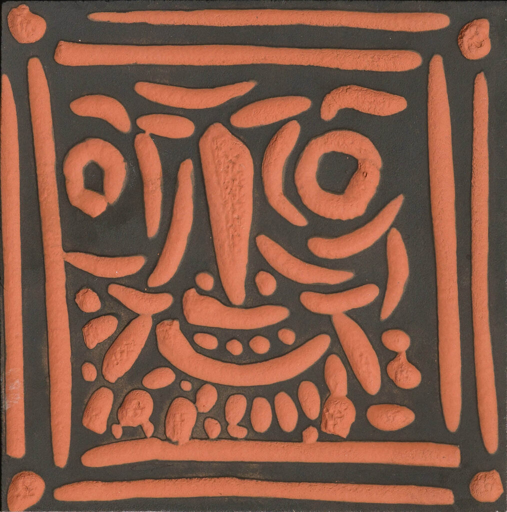 Pablo Picasso, Petit visage barbu (A.R. 558), 1968-9