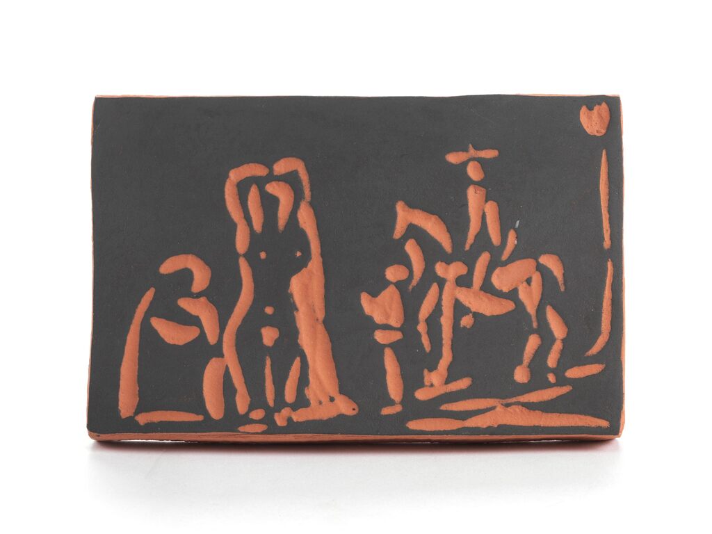 Pablo Picasso, Femme Et Toréador, 1968