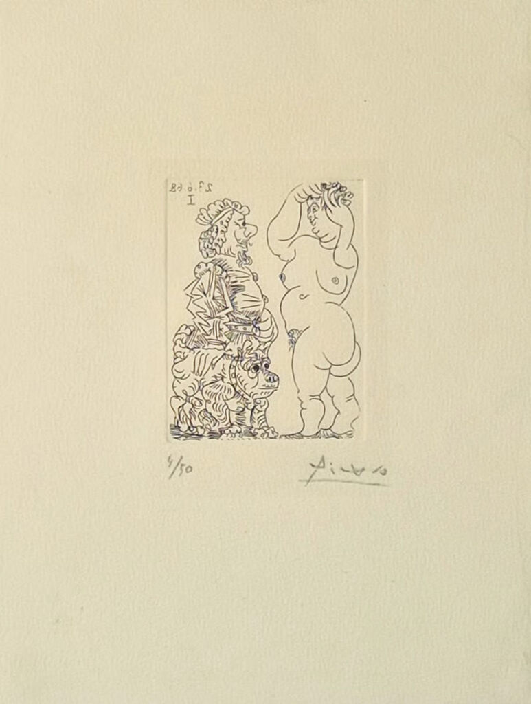 Pablo Picasso, La Celestine, from Série 347, 1968