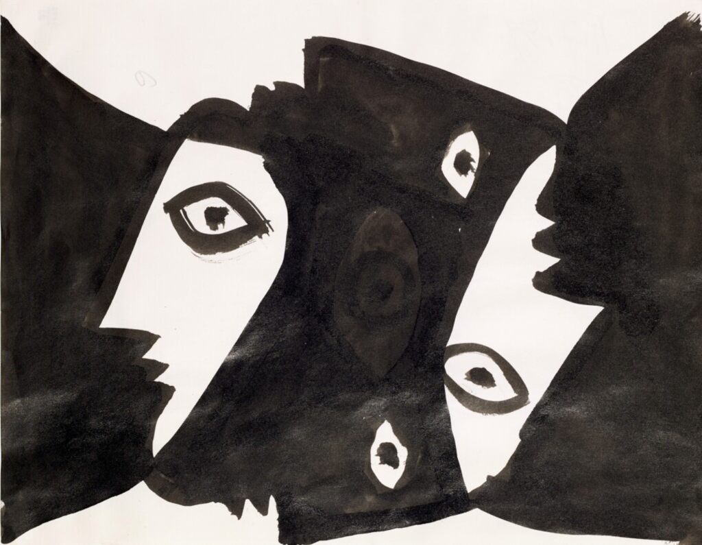 Visage à deux profils, image 1