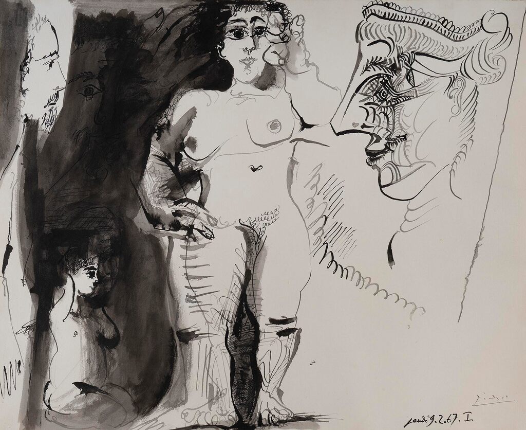 Étude de personnages - Hommage à Degas, image 1