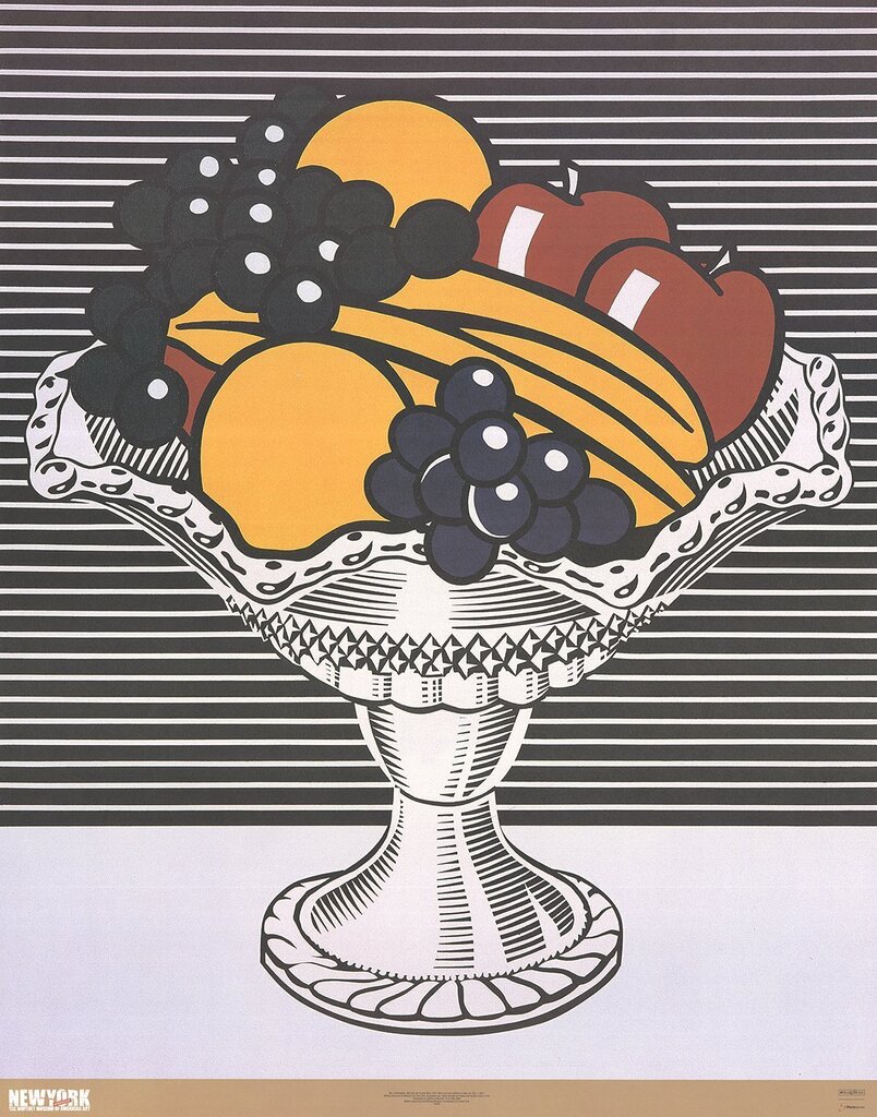 Roy Lichtenstein, Still Life with Crystal Bowl, 2002