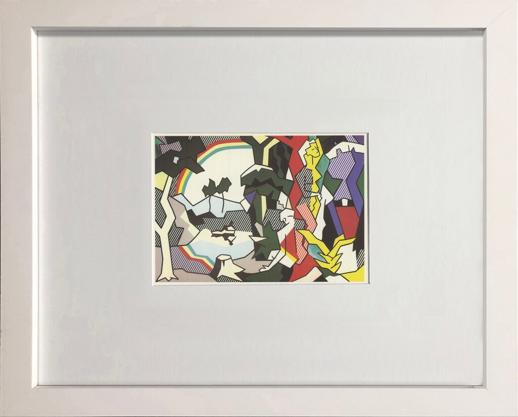 Roy Lichtenstein, Landscape with Rainbow, 1986