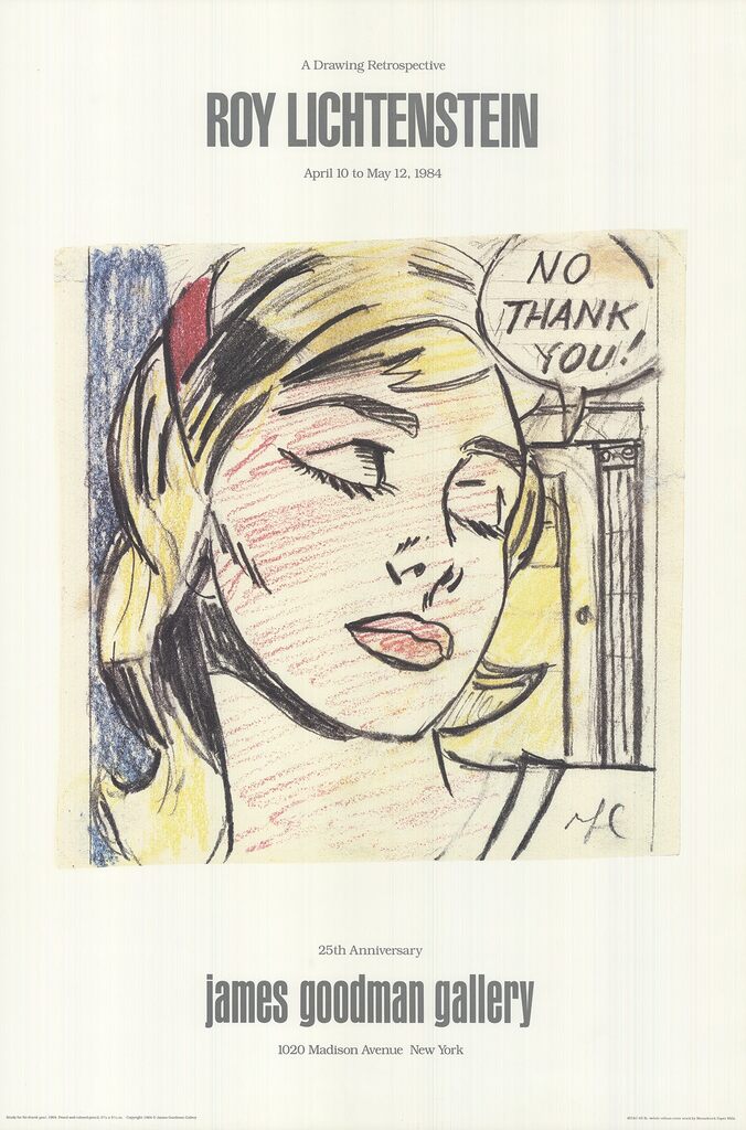Roy Lichtenstein, No Thank you, 1984