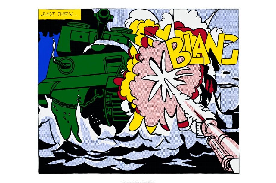 Roy Lichtenstein, Live Ammo (Blang) Poster, 2025