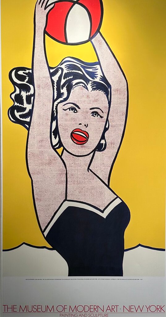 Roy Lichtenstein, Museum of Modern Art (Girl with Ball), 1984