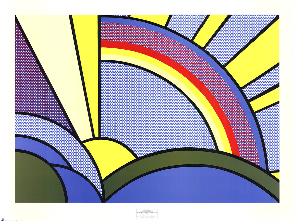 Roy Lichtenstein, Modern Painting of Sun Rays, 1972