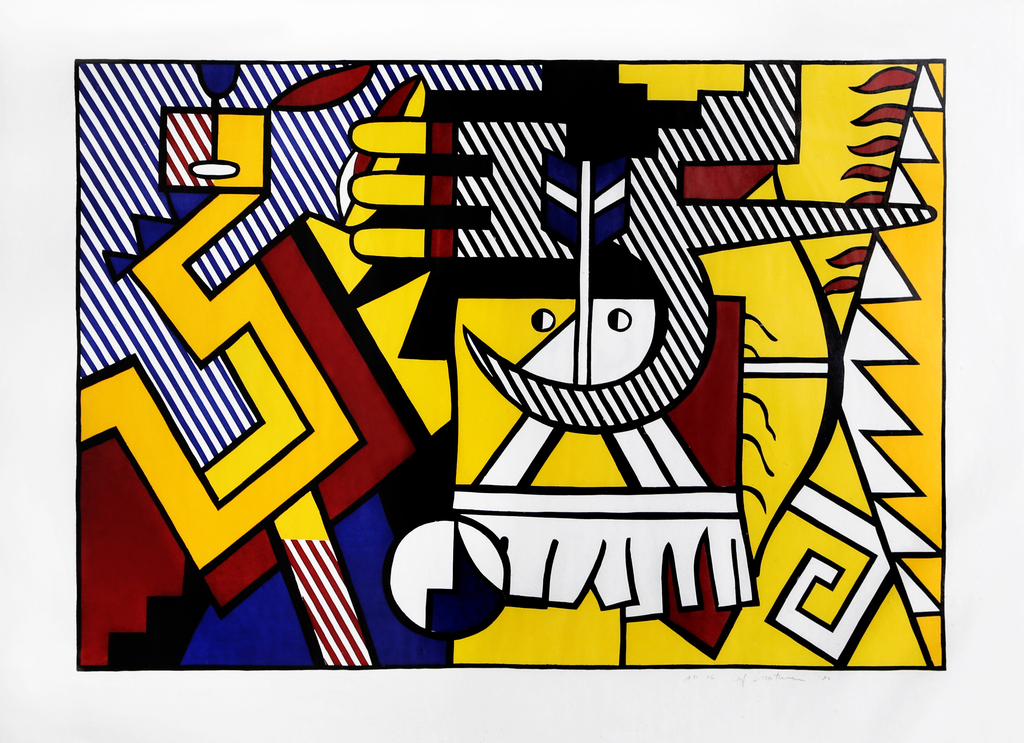 Roy Lichtenstein, American Indian Theme VI (C. 165), 1980