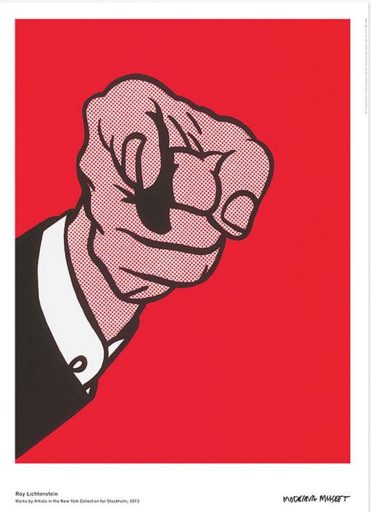 Roy Lichtenstein, Roy Lichtenstein - Finger Pointing, Works by Artists in the New York Collection for Stockholm, 1973, 2009