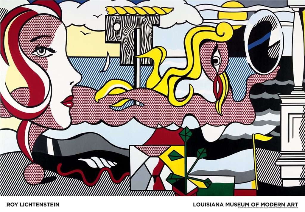 Roy Lichtenstein, Figures in Landscape (1977), 2004