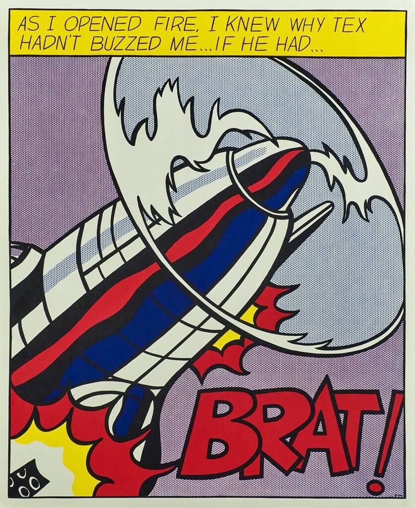 Roy Lichtenstein As I Opened Fire (set of 3 lithographic posters), image 1