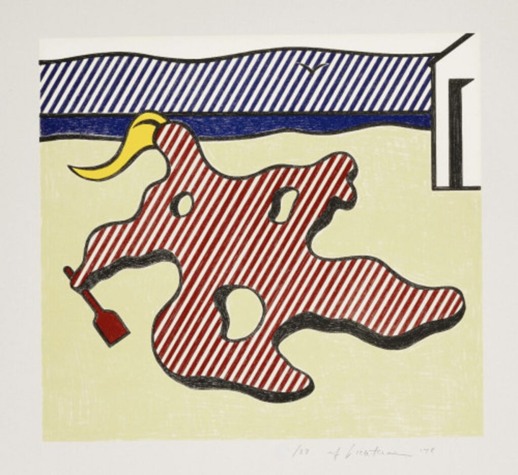 Nude on Beach, from the Surrealist Series, image 1