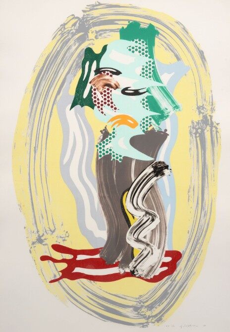 Roy Lichtenstein, Green Face, 1989
