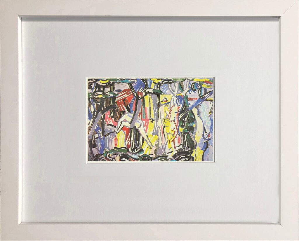 Roy Lichtenstein, Forest Scene with Figures, 1989