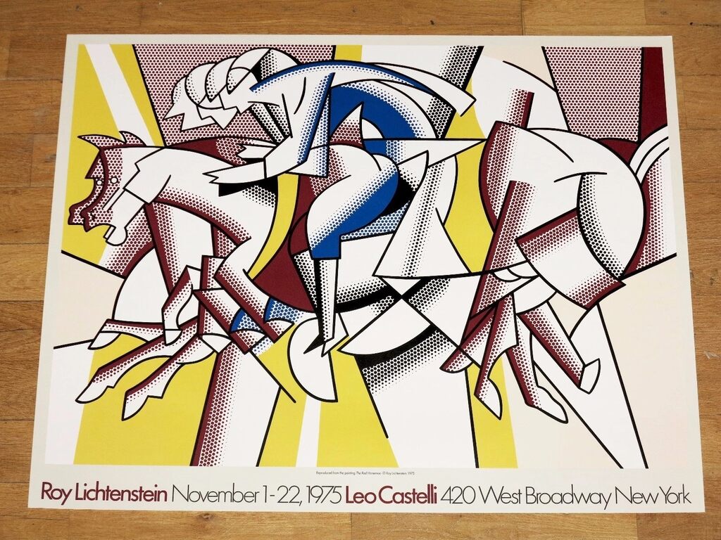 Roy Lichtenstein, The Red Horseman (from Leo Castelli Gallery), 1975