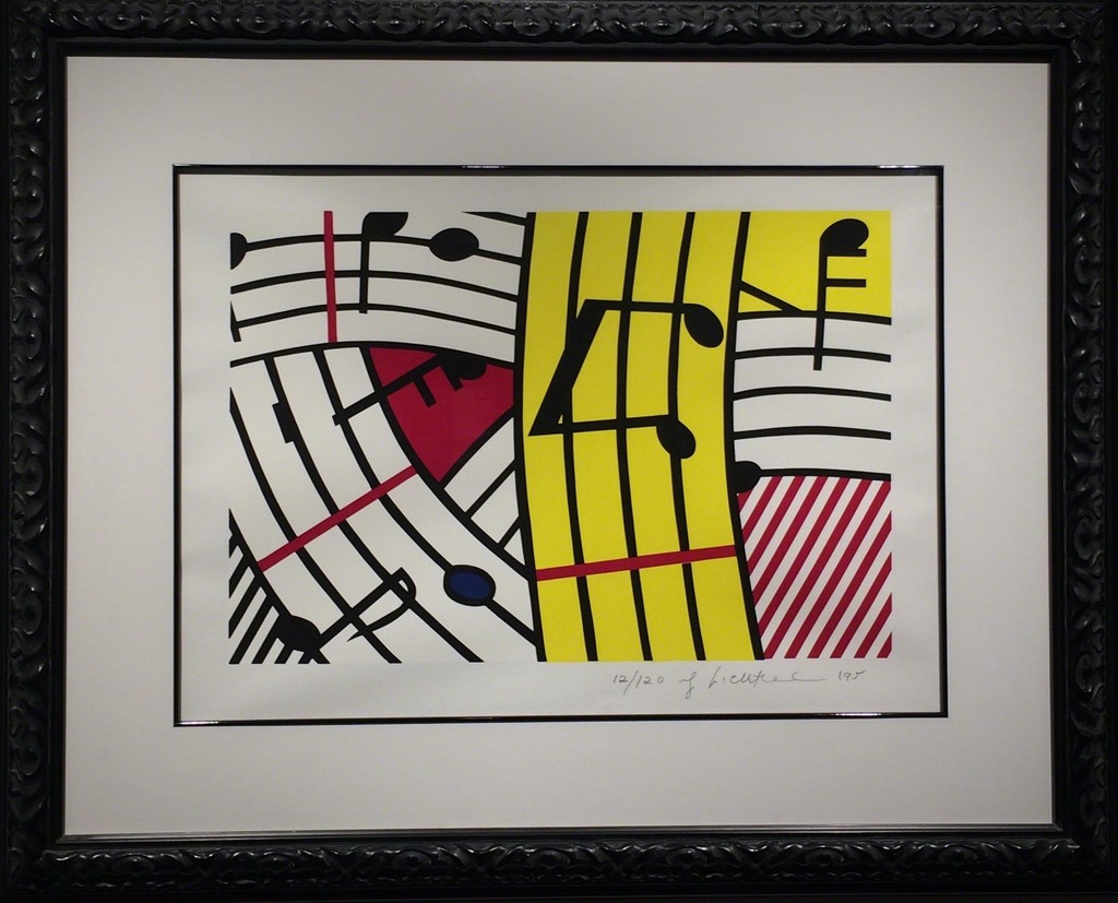 Roy Lichtenstein, Composition IV (Musical Notes), 1995