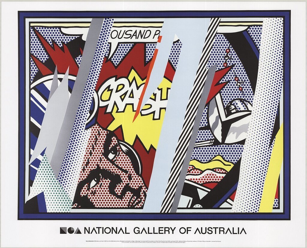 Roy Lichtenstein, Reflections on Crash, 2013