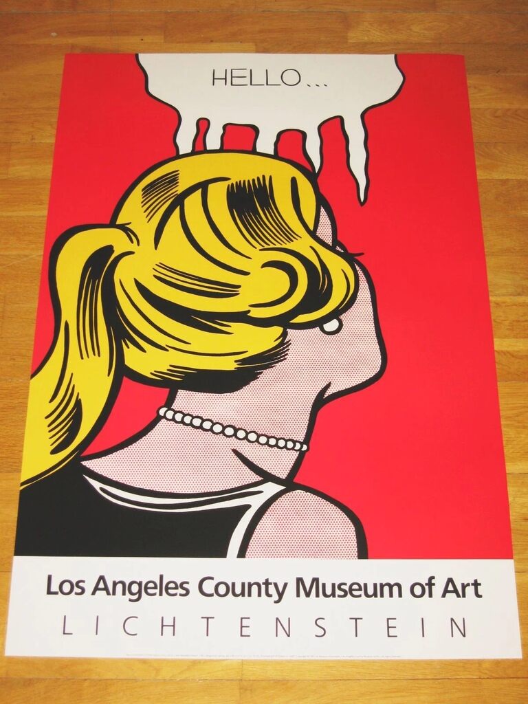 Roy Lichtenstein, Hello (Los Angeles Museum of Art), 1987