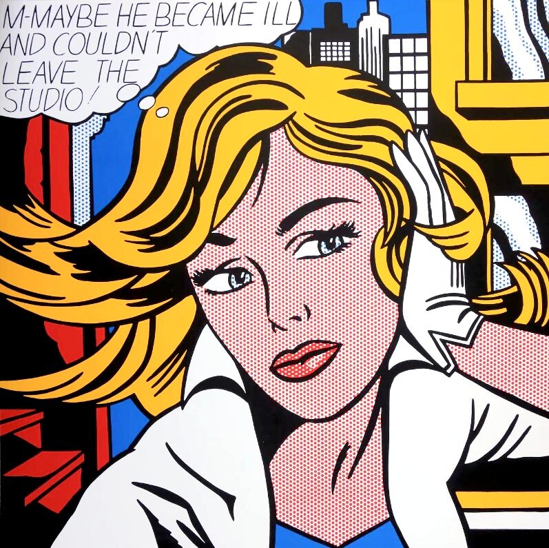 Roy Lichtenstein, M-Maybe, 2024