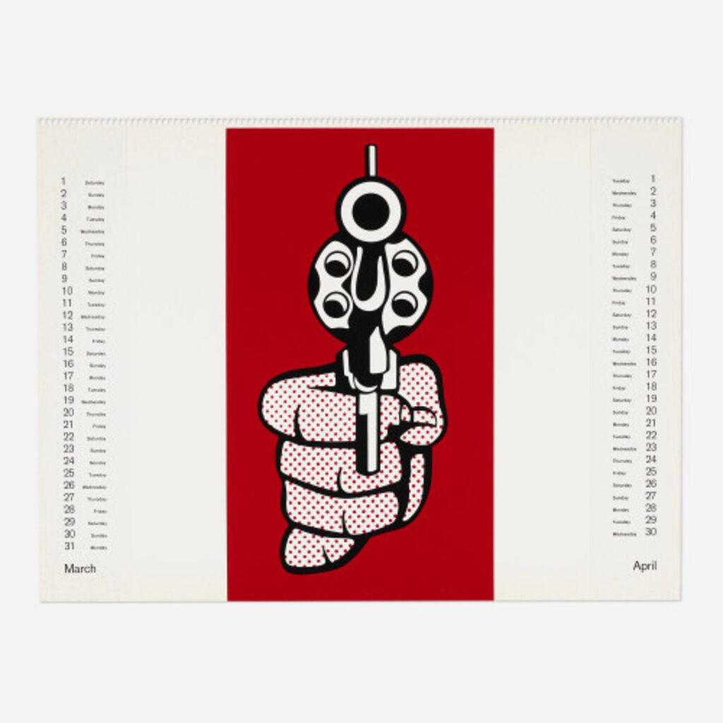 Pistol (from Banner, Multiples Calendar, image 1