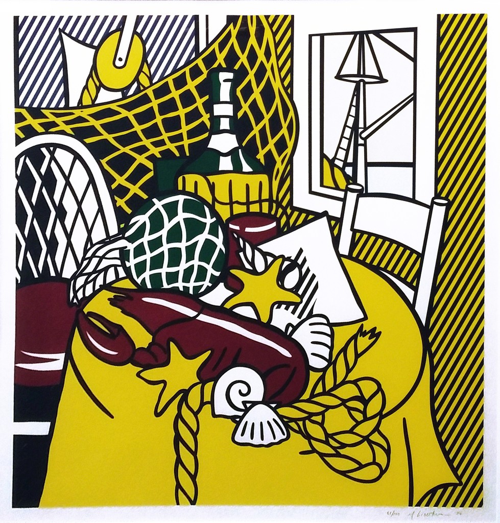 Roy Lichtenstein, STILL LIFE WITH LOBSTER, 1974