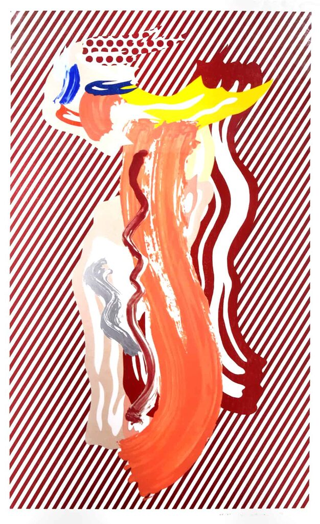 Roy Lichtenstein, Nude, from Brushstroke Figures Series, 1989