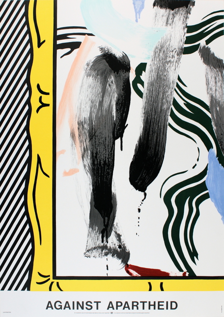 Roy Lichtenstein, Against Apartheid, 1983