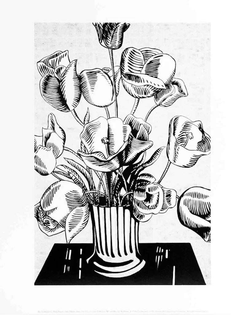 Roy Lichtenstein, Black Flowers, 1988