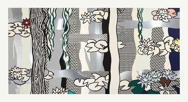 Roy Lichtenstein, Water Lilies with Willows, 1992