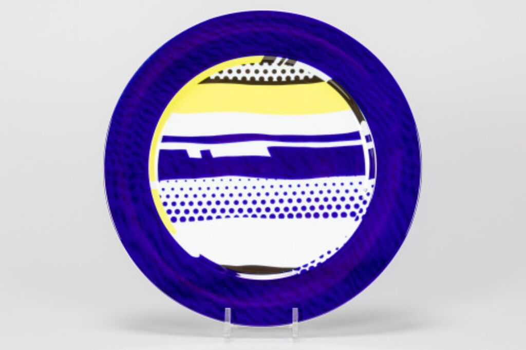 Roy Lichtenstein, Rosenthal plate 2, 2000