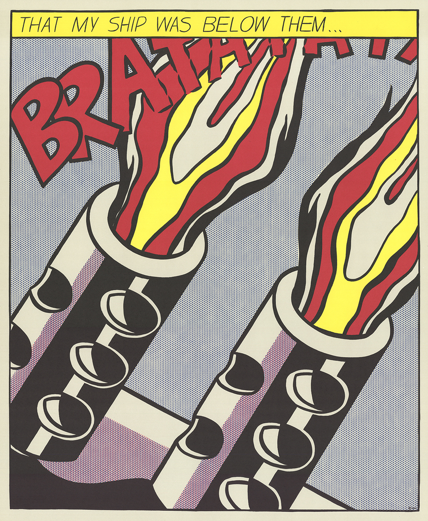 Roy Lichtenstein, Roy Lichtenstein - That My Ship Was Below Them (Panel 3) - 1997, 1997