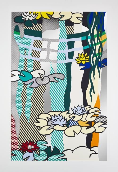 Roy Lichtenstein, Water Lilies with Japanese Bridge, 1992