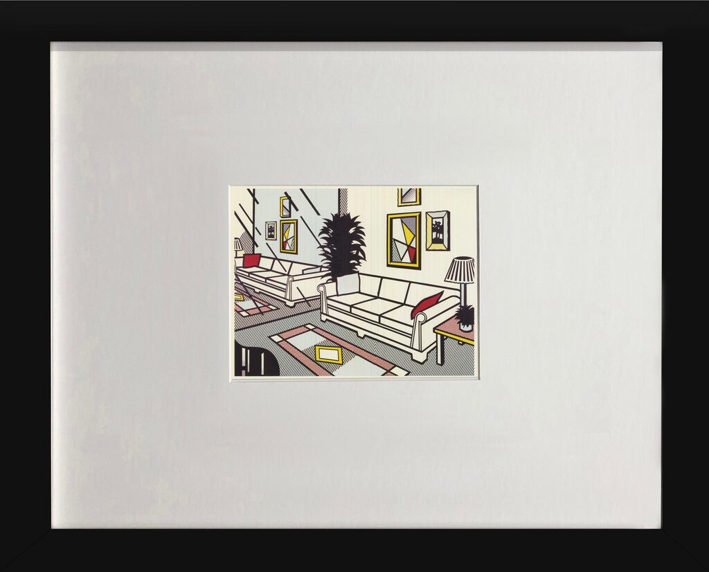 Roy Lichtenstein, Interior with Mirrored Wall, 1993