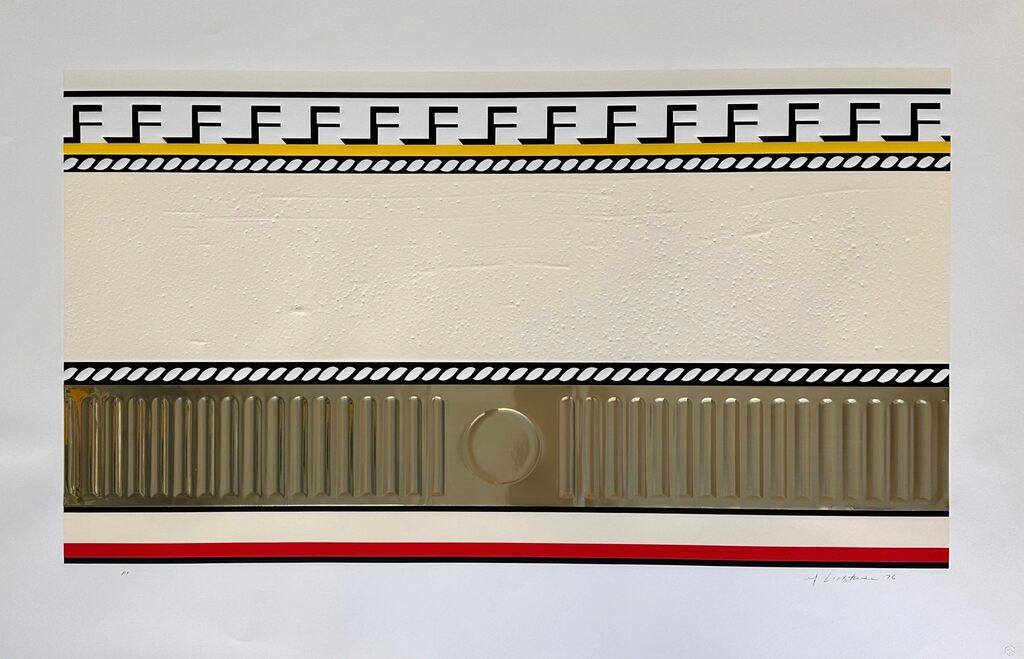 Roy Lichtenstein, Entablature I (138), 1976