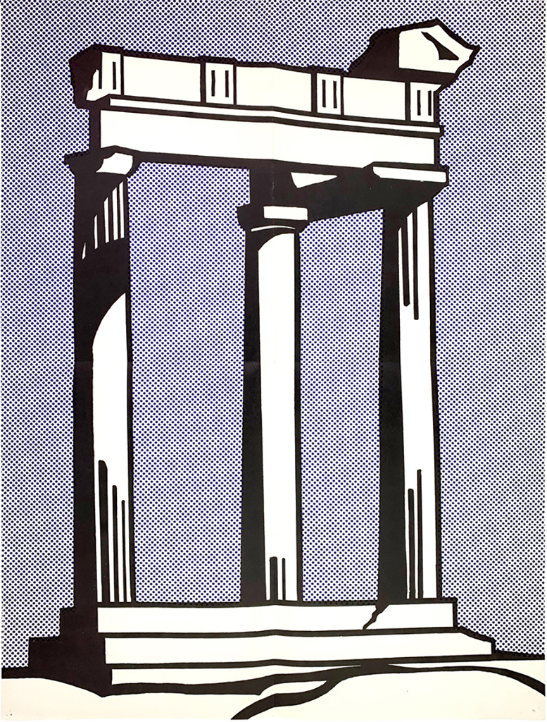 Roy Lichtenstein, Roy Lichtenstein Temple (Castelli mailer) 1964, 1964