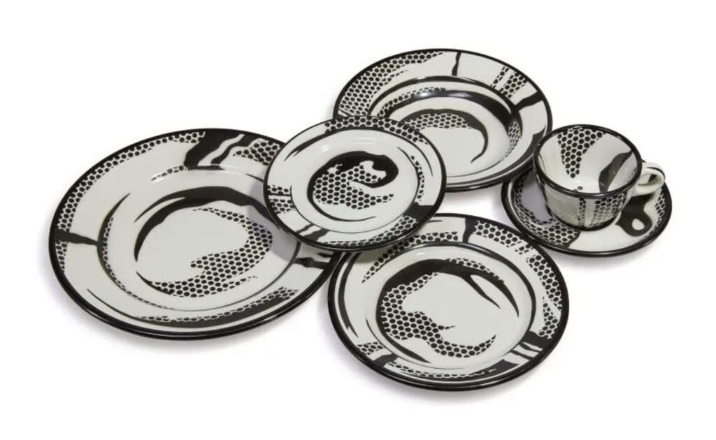 Roy Lichtenstein, Dinnerware: One Setting, 1966